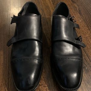 Allen Edmonds Marin Double Monk Strap Black Size 11 3E